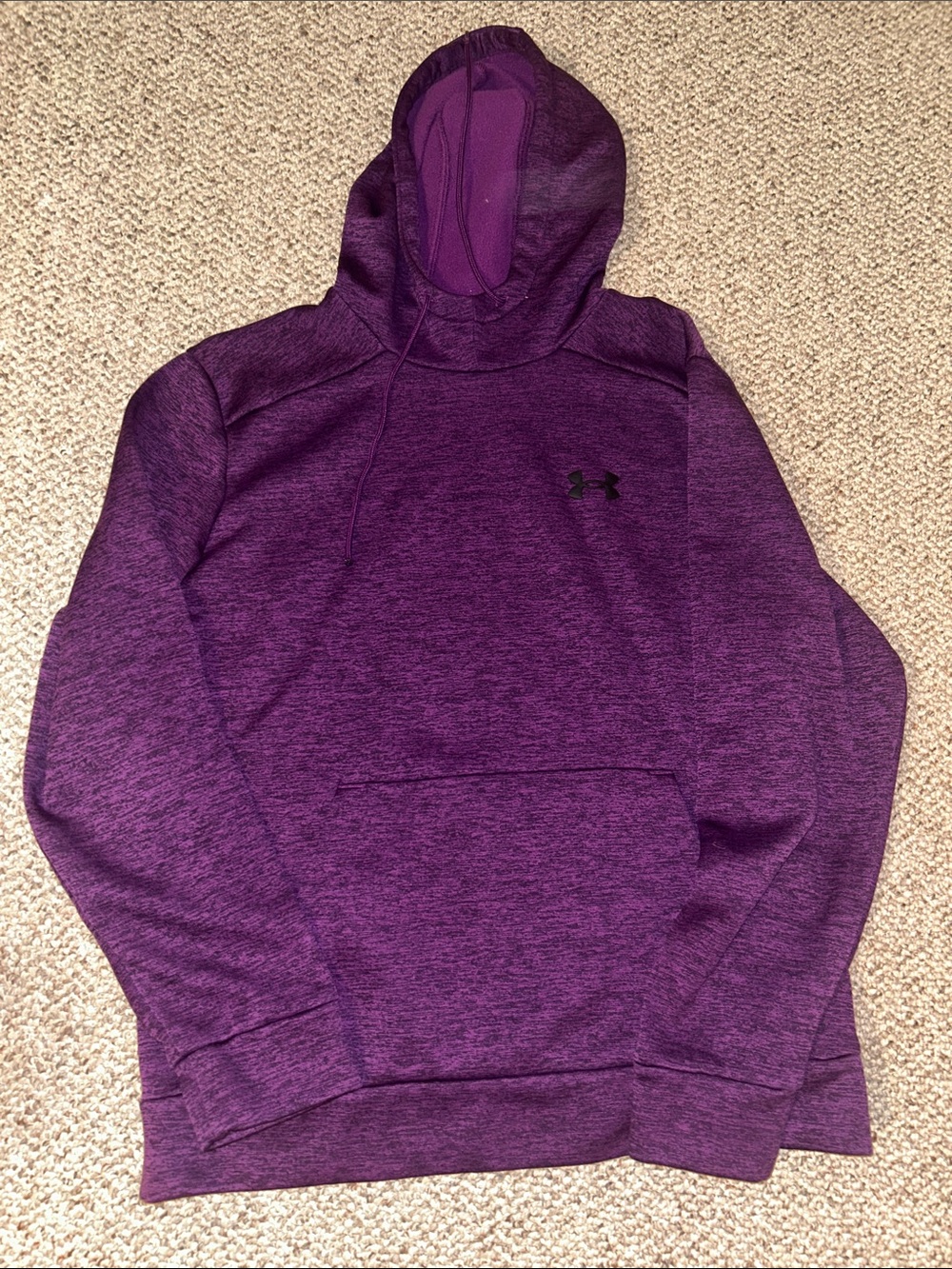 Under Armour Women's Heathered Purple Hoodie Sweatshirt
